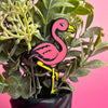 Fun Pink Flamingo Decorative Plant Stakes