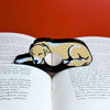 Adorable Golden Retriever Book Page Holder Ring