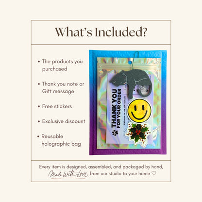 Gray Cat Ornament with Adorable Toe Beans