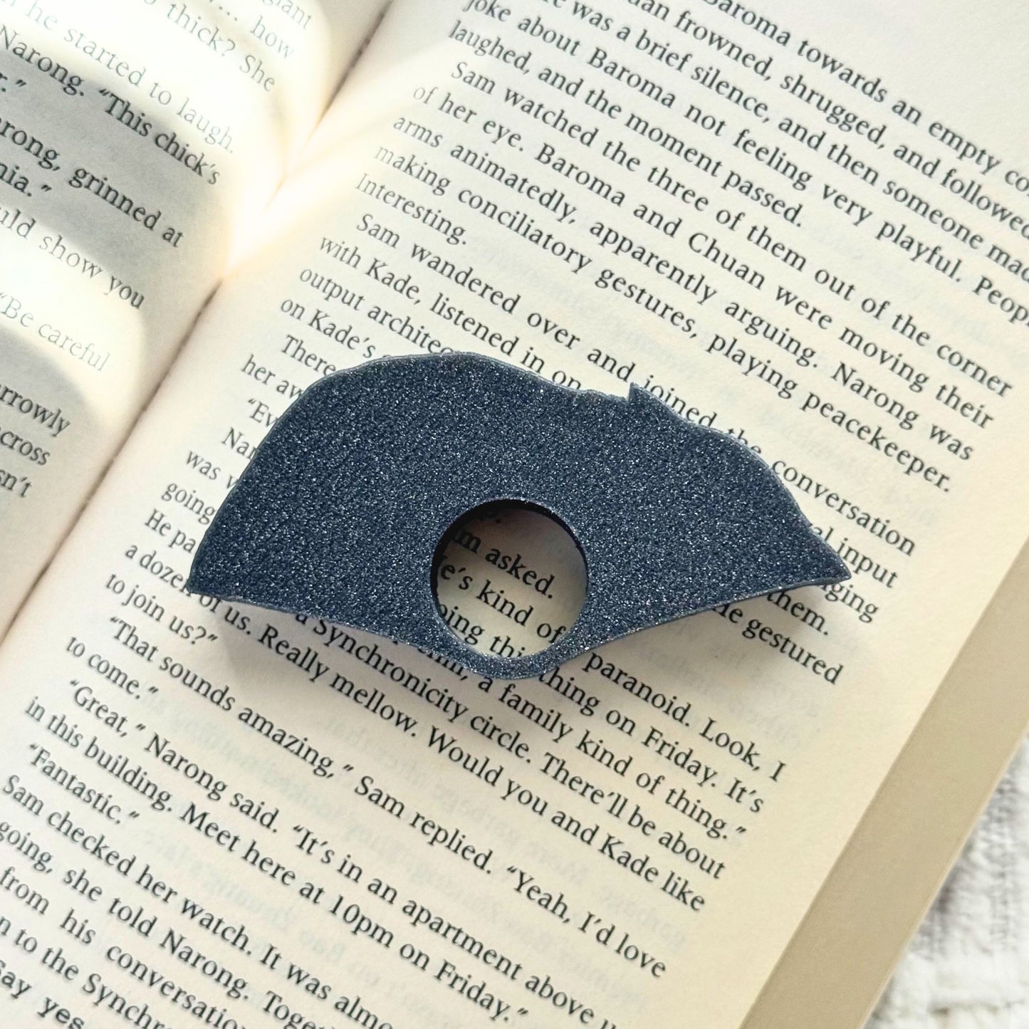 Gray Cat Book Page Holder | Book Lover Gift