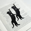 Cat Hanging by Paw Fun Bookmark with Cute Toe Beans