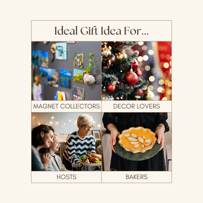 Pie Fridge Magnet Holiday Hosting Gift