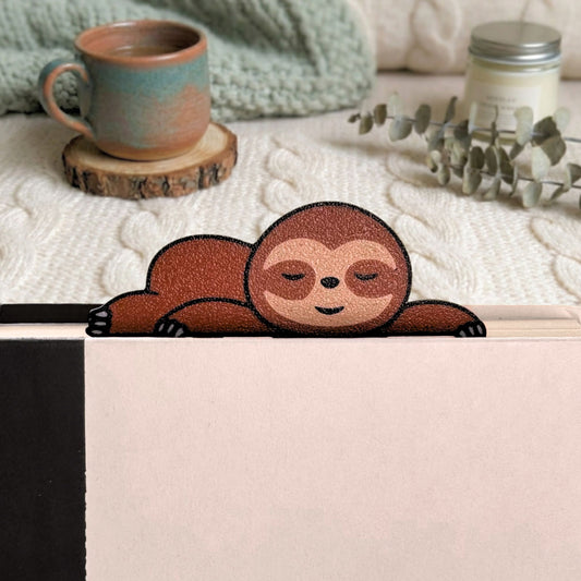 Sleepy Sloth Bookmark | Book Lover Gift
