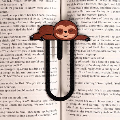 Sleepy Sloth Bookmark | Book Lover Gift