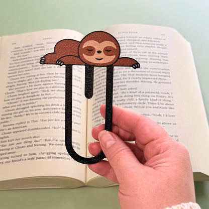 Sleepy Sloth Bookmark | Book Lover Gift