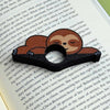 Sleepy Sloth Book Page Holder Ring