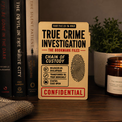 True Crime Bookmark Set | Magnetic Case Reader Gift