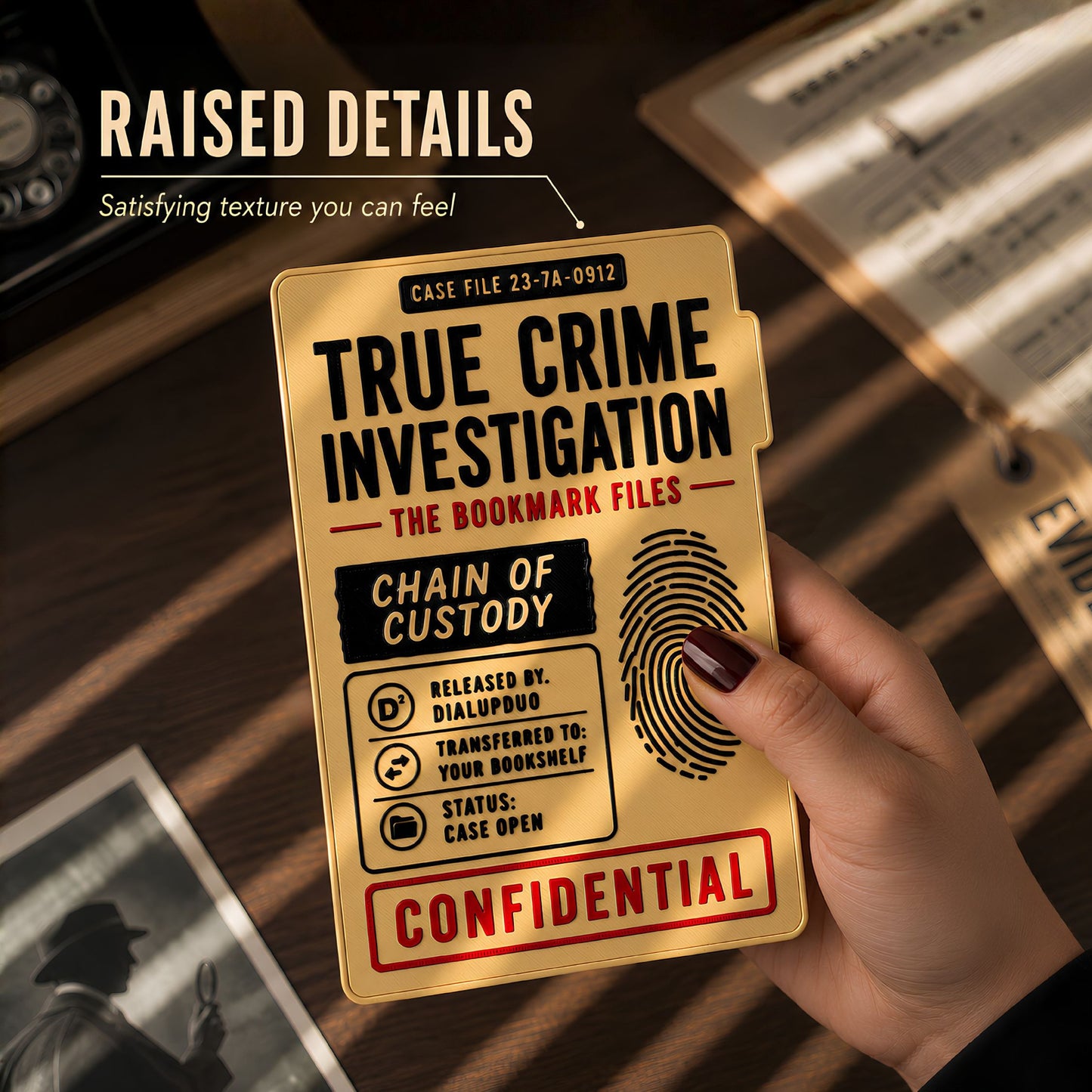 True Crime Bookmark Set | Magnetic Case Reader Gift