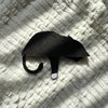 Tuxedo Cat Shelf Pet | Black and White Cat Shelf Decor