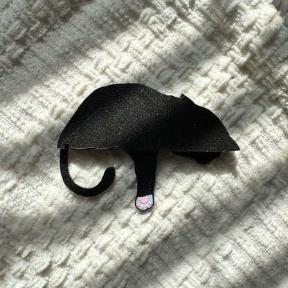Tuxedo Cat Shelf Pet | Black and White Cat Shelf Decor