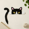 Tuxedo Cat Door Topper | Black and White Cat Wall Decor