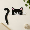 Tuxedo Cat Door Topper | Black and White Cat Wall Decor