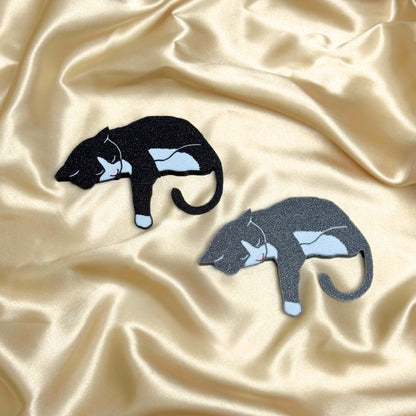 Tuxedo Cat Shelf Pet - Cat Theme Home Decor