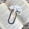White Cat Bookmark | Sleepy Cat Reader Gift