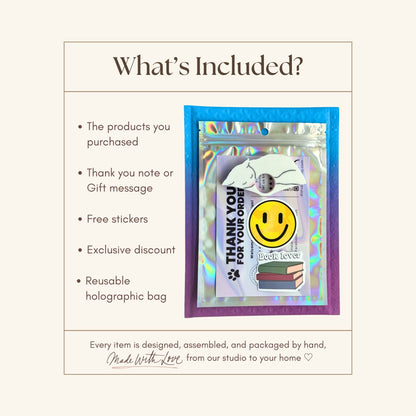 White Cat Book Page Holder Ring