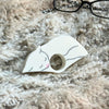 White Cat Book Page Holder Ring