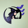 Witch Bat Door Corner Sign