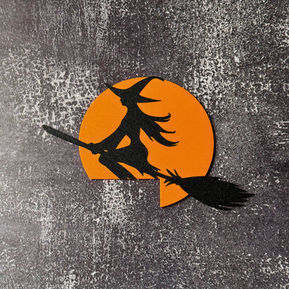 Flying Witch Door Corner Sign