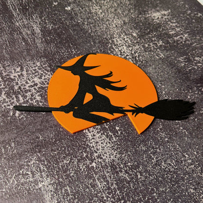 Flying Witch Door Corner Sign