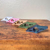 5 variations of our book page holder collection with multiple cut out styles and colors to choose from