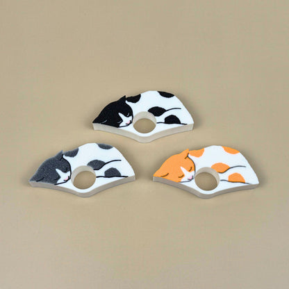 Cat Book Page Holder | Spotted White Cat Reader Gift