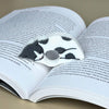 Cat Book Page Holder | Spotted White Cat Reader Gift