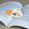 Cat Book Page Holder | Spotted White Cat Reader Gift