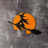 Flying Witch Door Corner | Witchy Halloween Decor