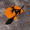 Flying Witch Door Corner | Witchy Halloween Decor