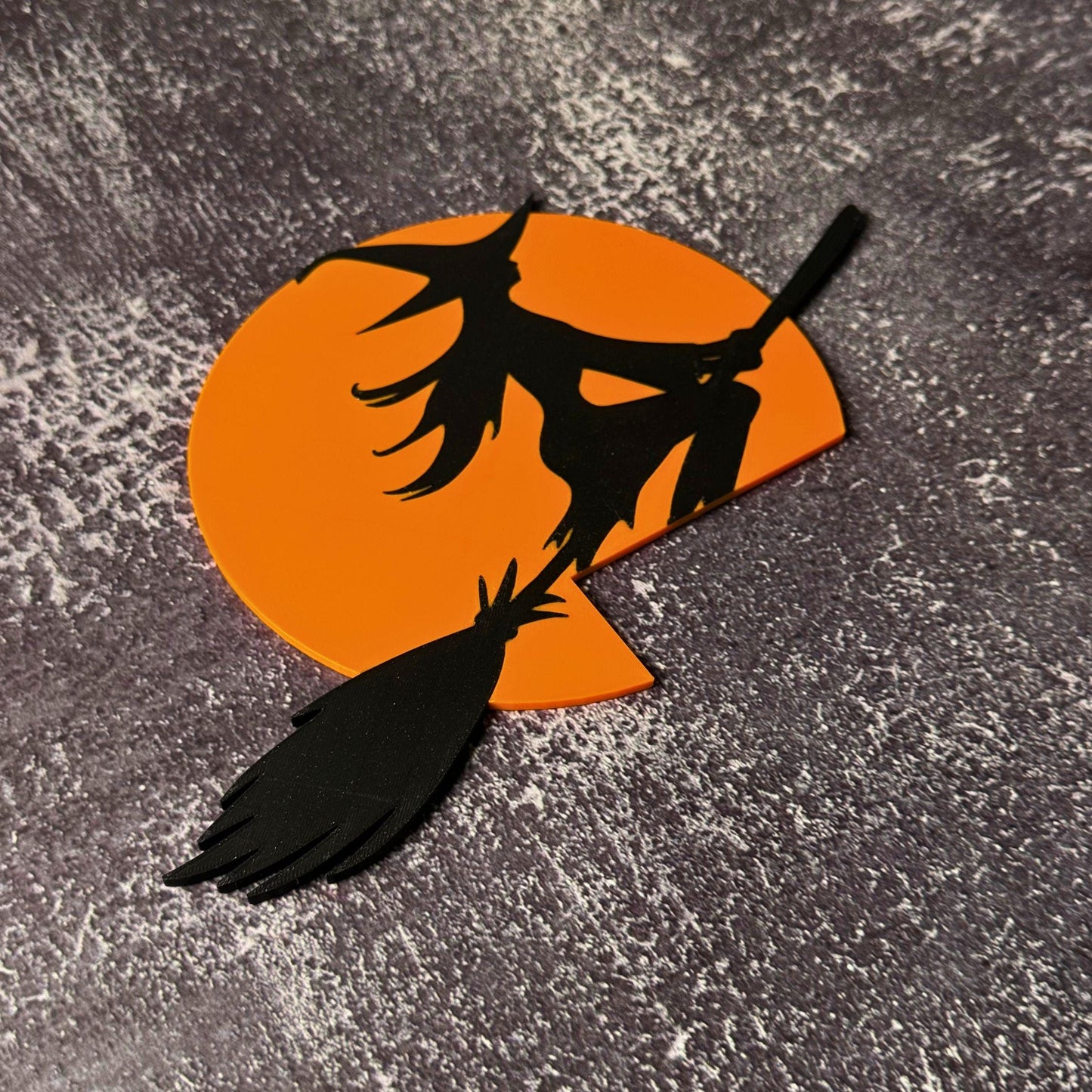 Flying Witch Door Corner | Witchy Halloween Decor