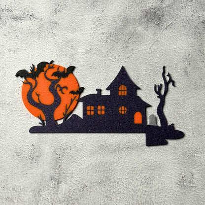 Haunted House Door Topper | Gothic Halloween Decor