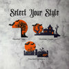 Haunted House Door Topper | Gothic Halloween Decor