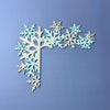 Snowflake Door Corner Sign | Winter Christmas Decor