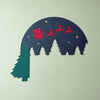 Santa Reindeer Wall Art | Christmas Door Frame Decor