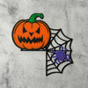 Pumpkin Spider Web Wall Art | Halloween Door Frame Decor