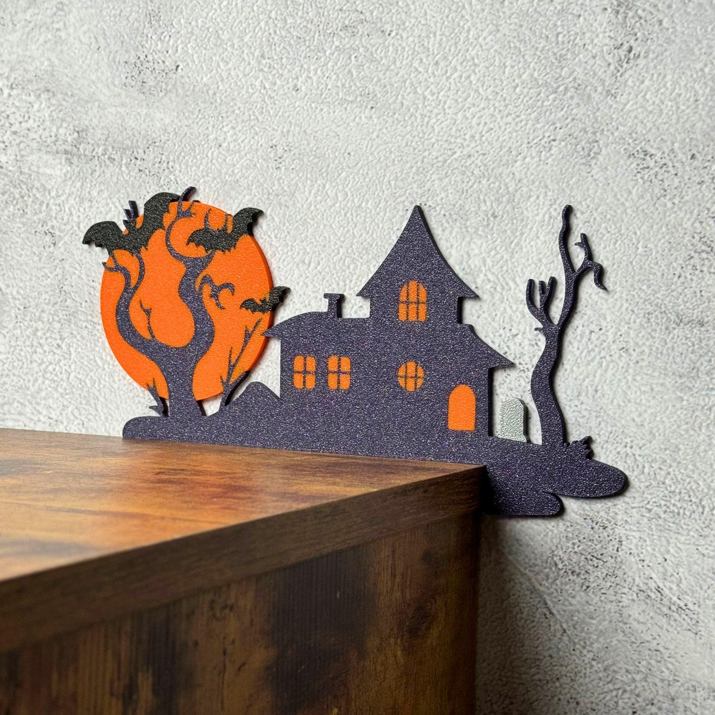 Haunted House Door Topper | Gothic Halloween Decor