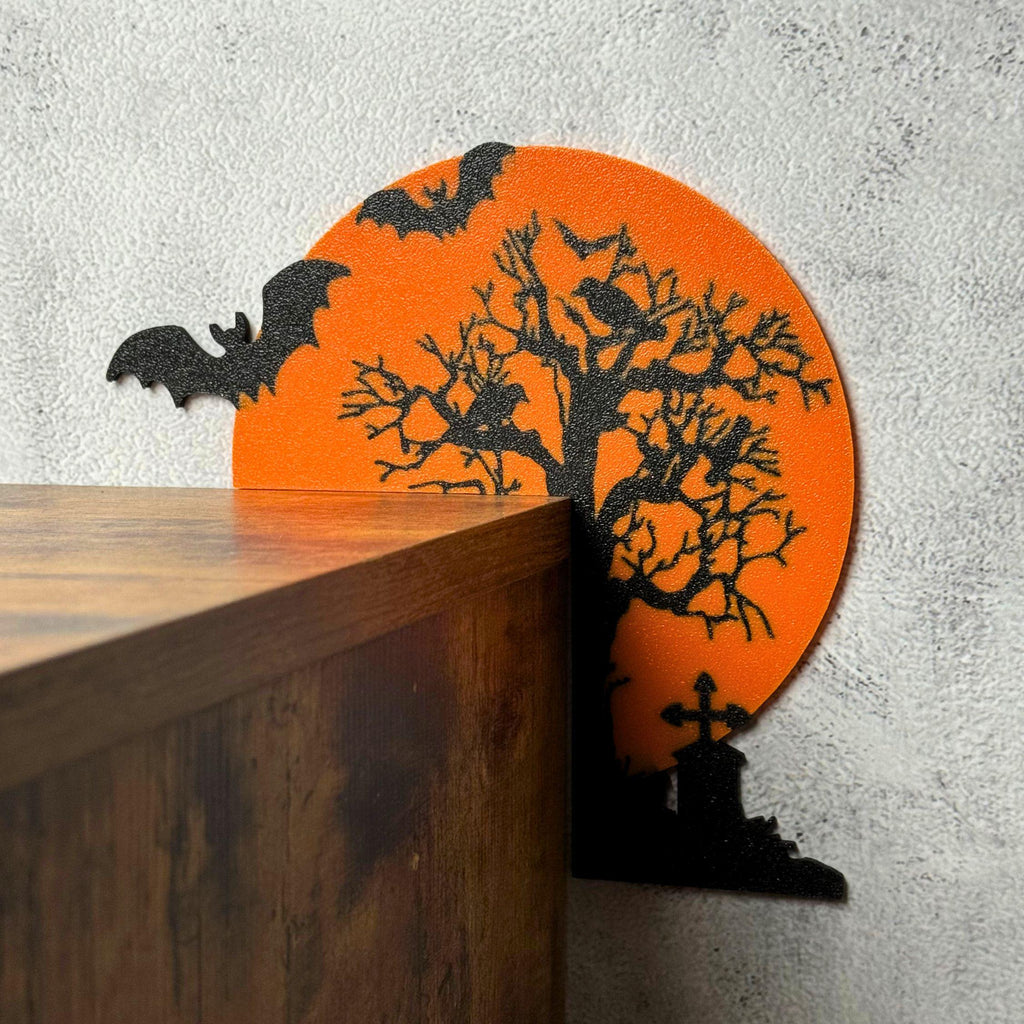 Haunted House Door Topper | Gothic Halloween Decor