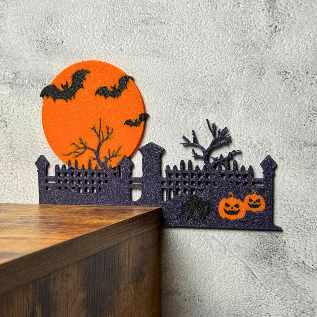 Haunted House Door Topper | Gothic Halloween Decor