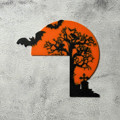 Haunted House Door Topper | Gothic Halloween Decor