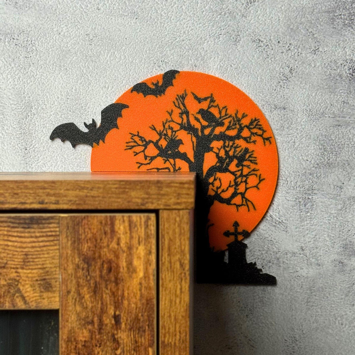 Haunted House Door Topper | Gothic Halloween Decor