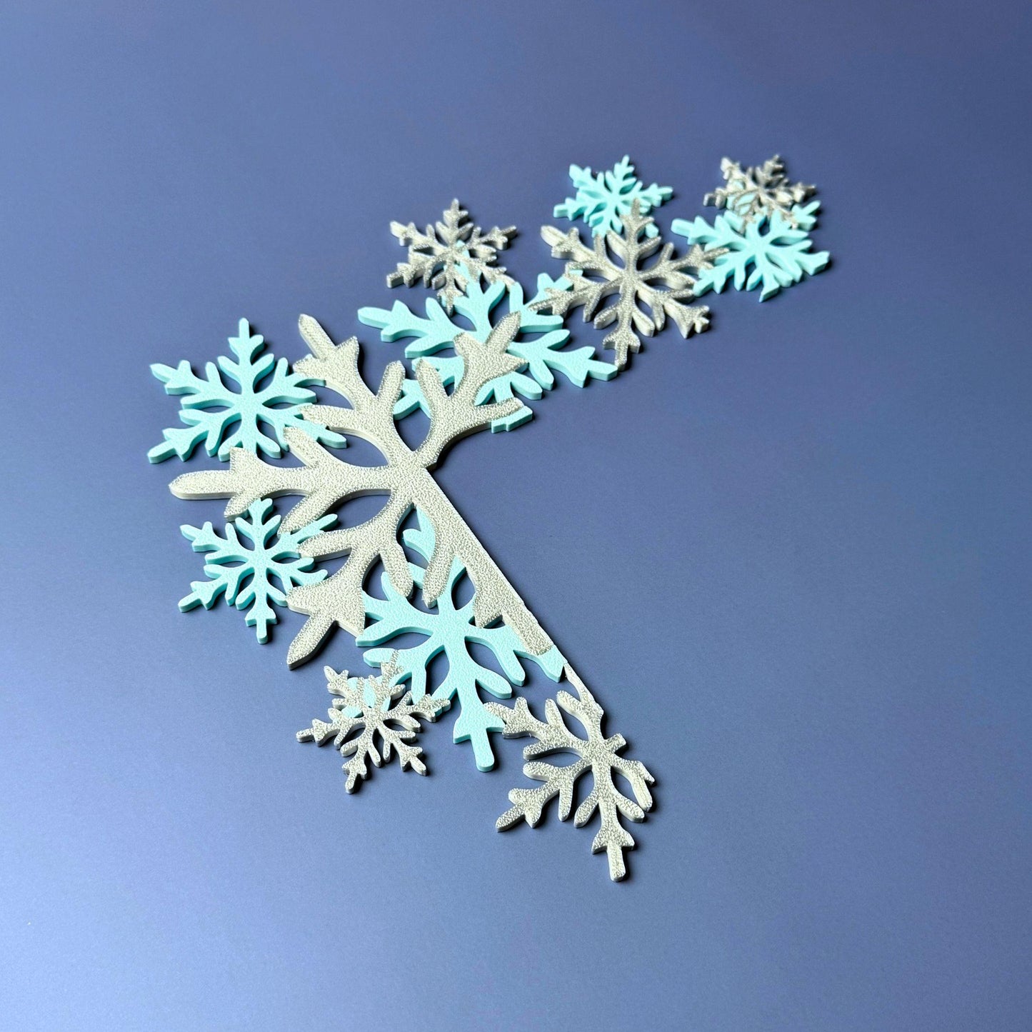 Snowflake Door Corner Sign | Winter Christmas Decor
