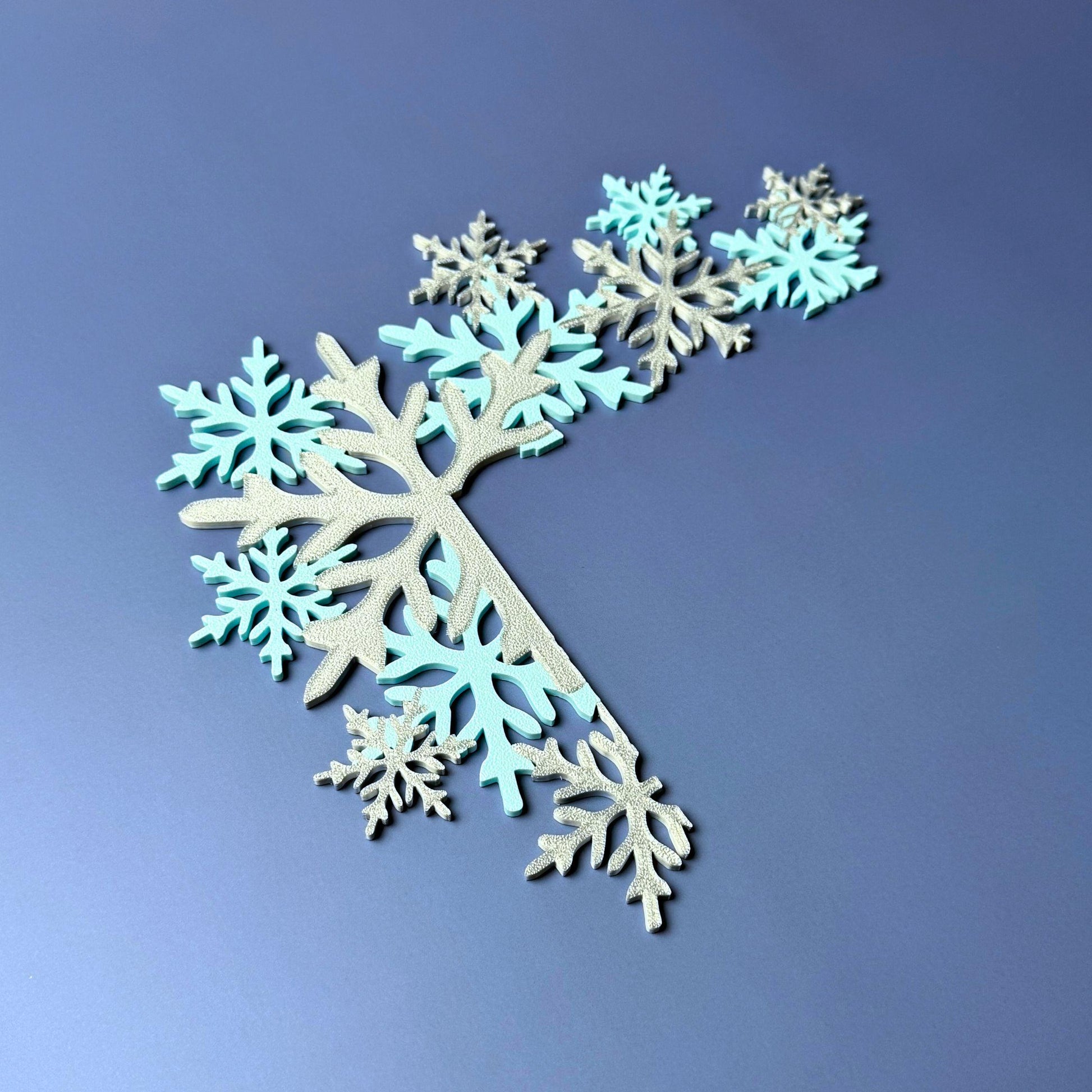 Snowflake Door Corner Sign | Winter Christmas Decor