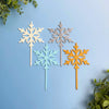 Snowflake Plant Stakes | Christmas Plant Lover Gift
