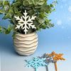 Snowflake Plant Stakes | Christmas Plant Lover Gift