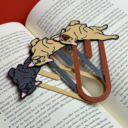Dog Bookmark | Bulldog and Pug Reader Gift
