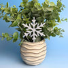 Snowflake Plant Stakes | Christmas Plant Lover Gift