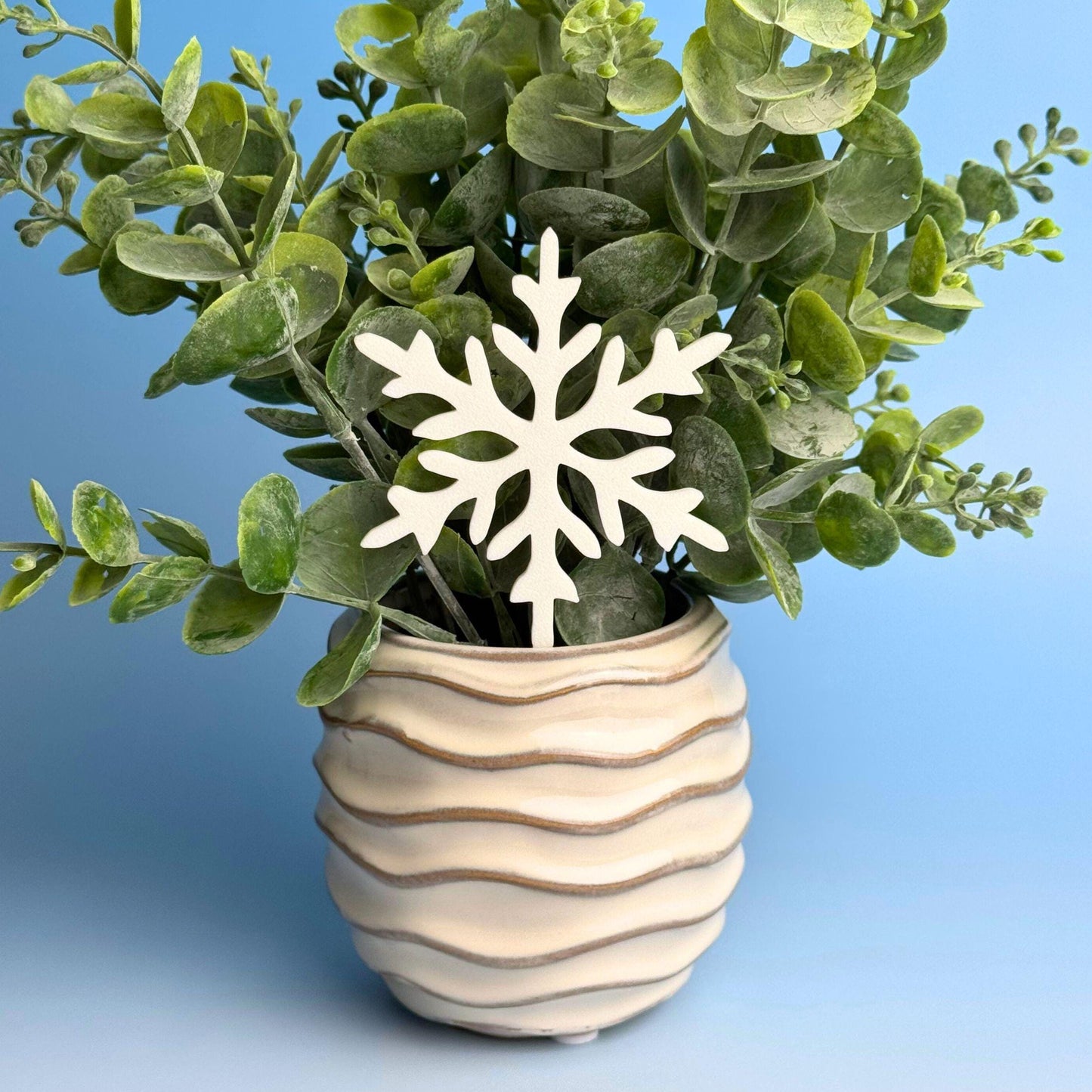 Snowflake Plant Stakes | Christmas Plant Lover Gift