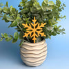Snowflake Plant Stakes | Christmas Plant Lover Gift