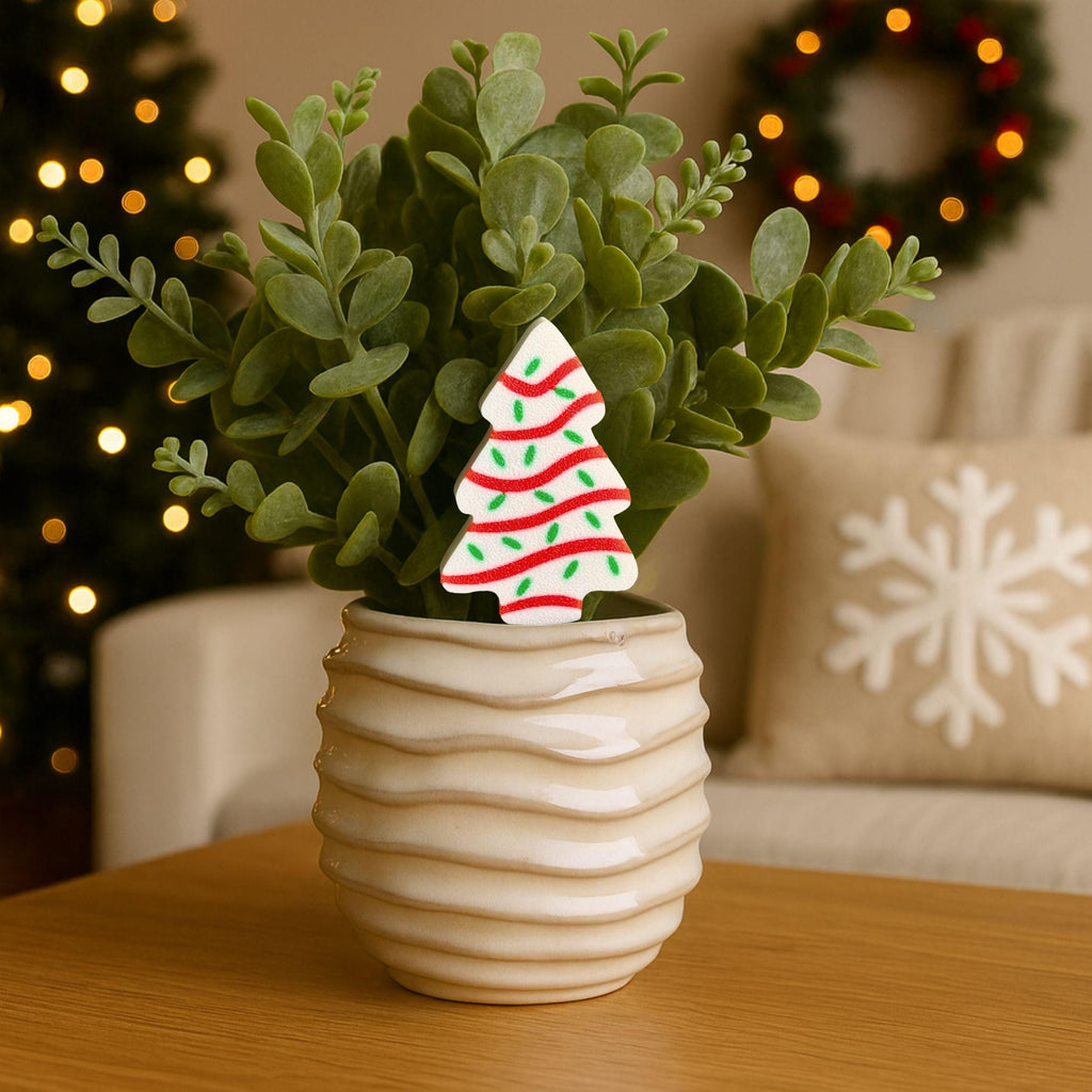 Christmas Tree Plant Stakes | Holiday Plant Decor