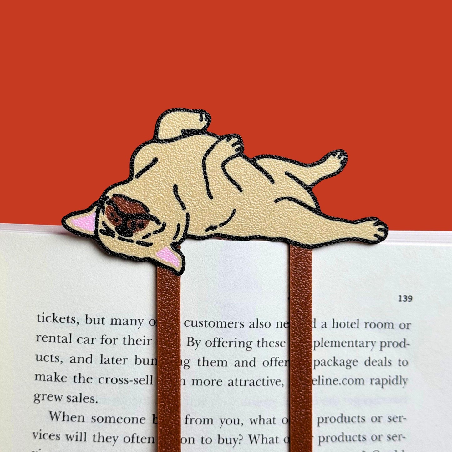 Dog Bookmark | Bulldog and Pug Reader Gift